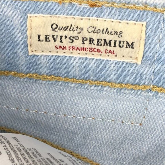 Levi's Premium Women's 501 Skinny High Rise Skinny Leg Jeans Size 30X28‎ $98 NWT - Picture 9 of 12